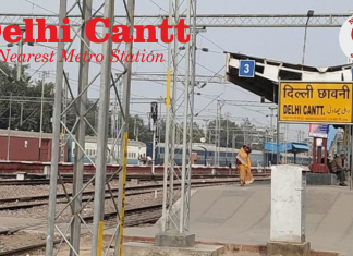 Delhi Cantt Nearest Metro Station