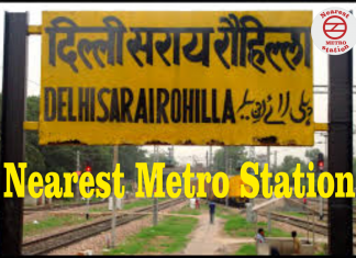 Sarai Rohilla Nearest Metro Station